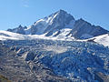 Close-up of Glacier du Tour and Chardonnet